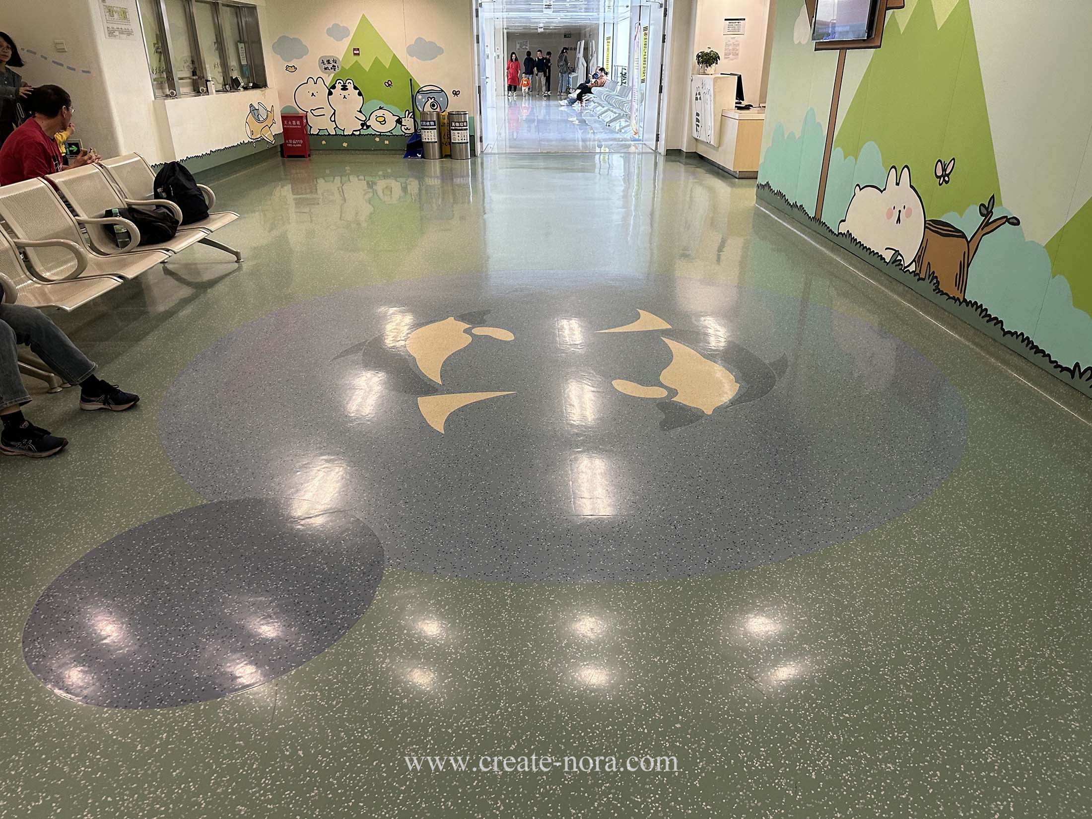 the photo of nora rubber flooring in Peking Union Medical College Hospital 18